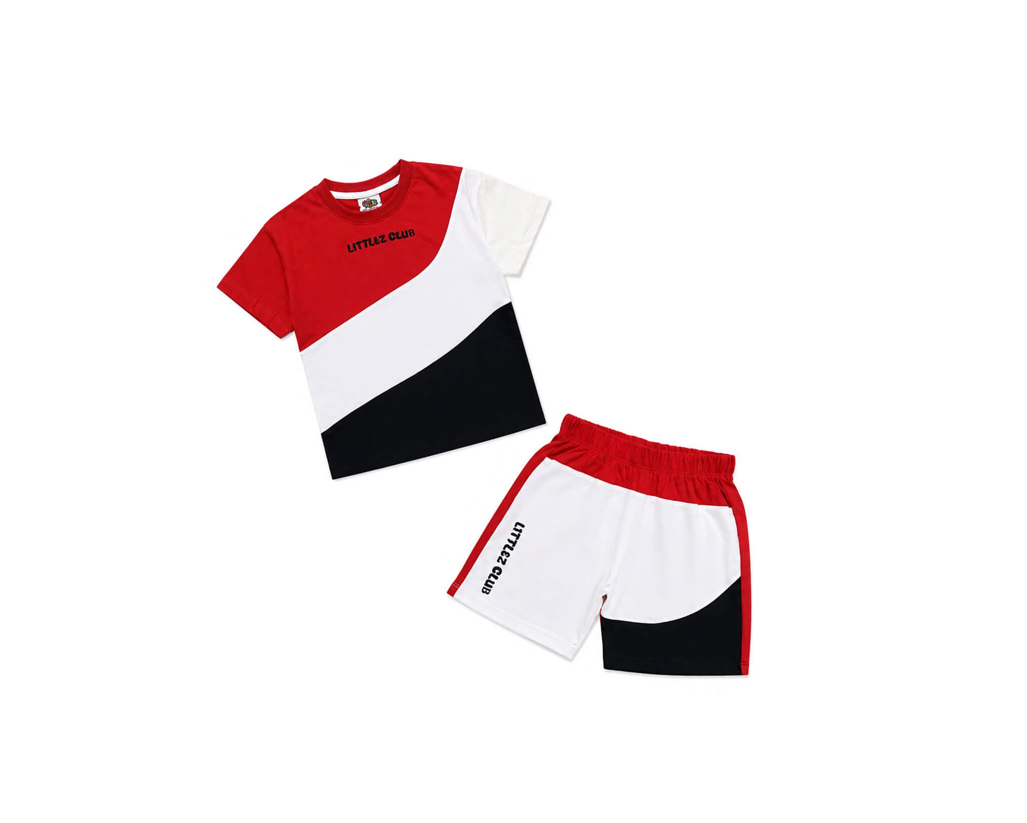 StylishPenalLittlezClubPrintedTee_Short-Red_White_1