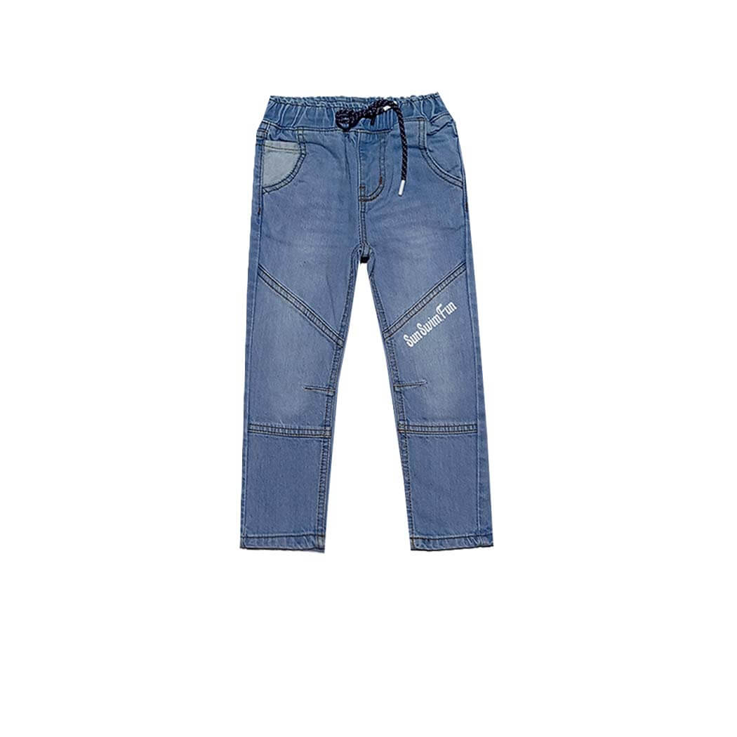 Sun Swim Fun Denim Pent - Sky Blue