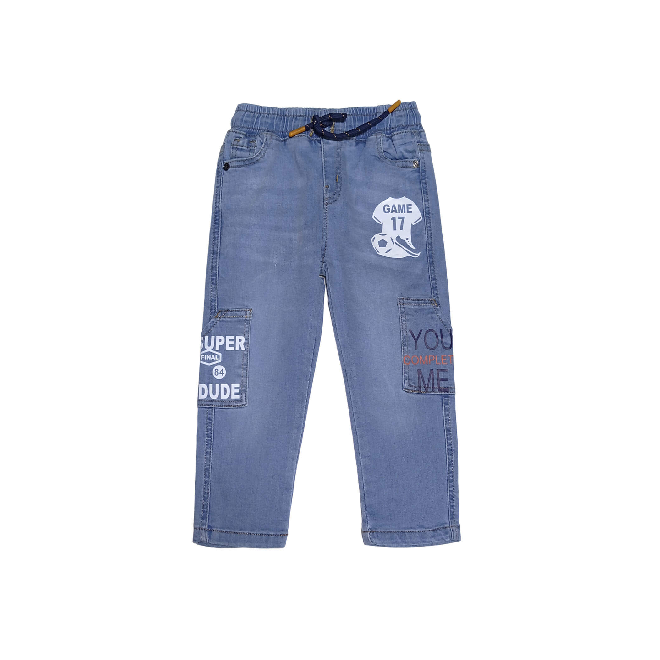 Super Dude Denim Pant - Sky Blue
