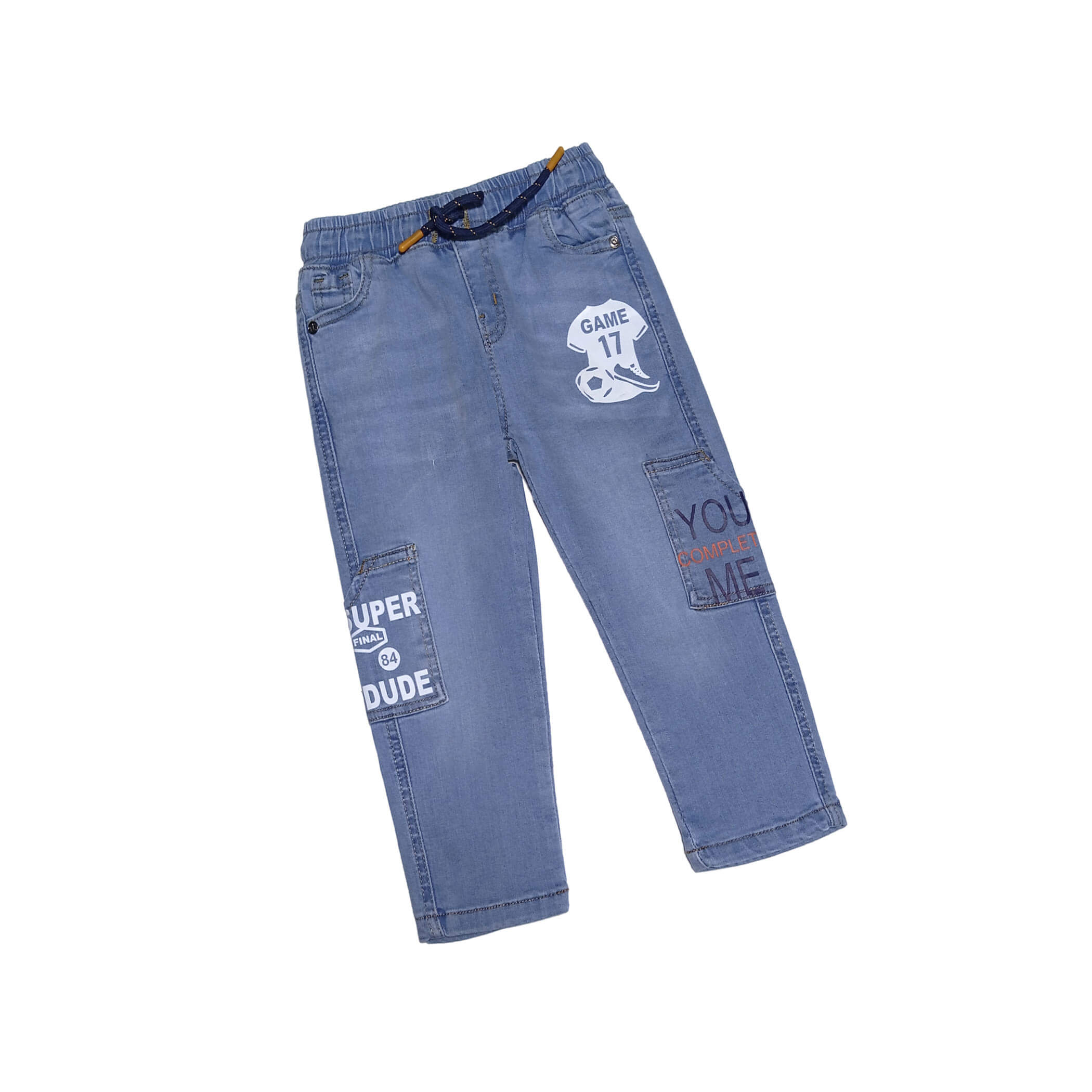 Super Dude Denim Pant - Sky Blue