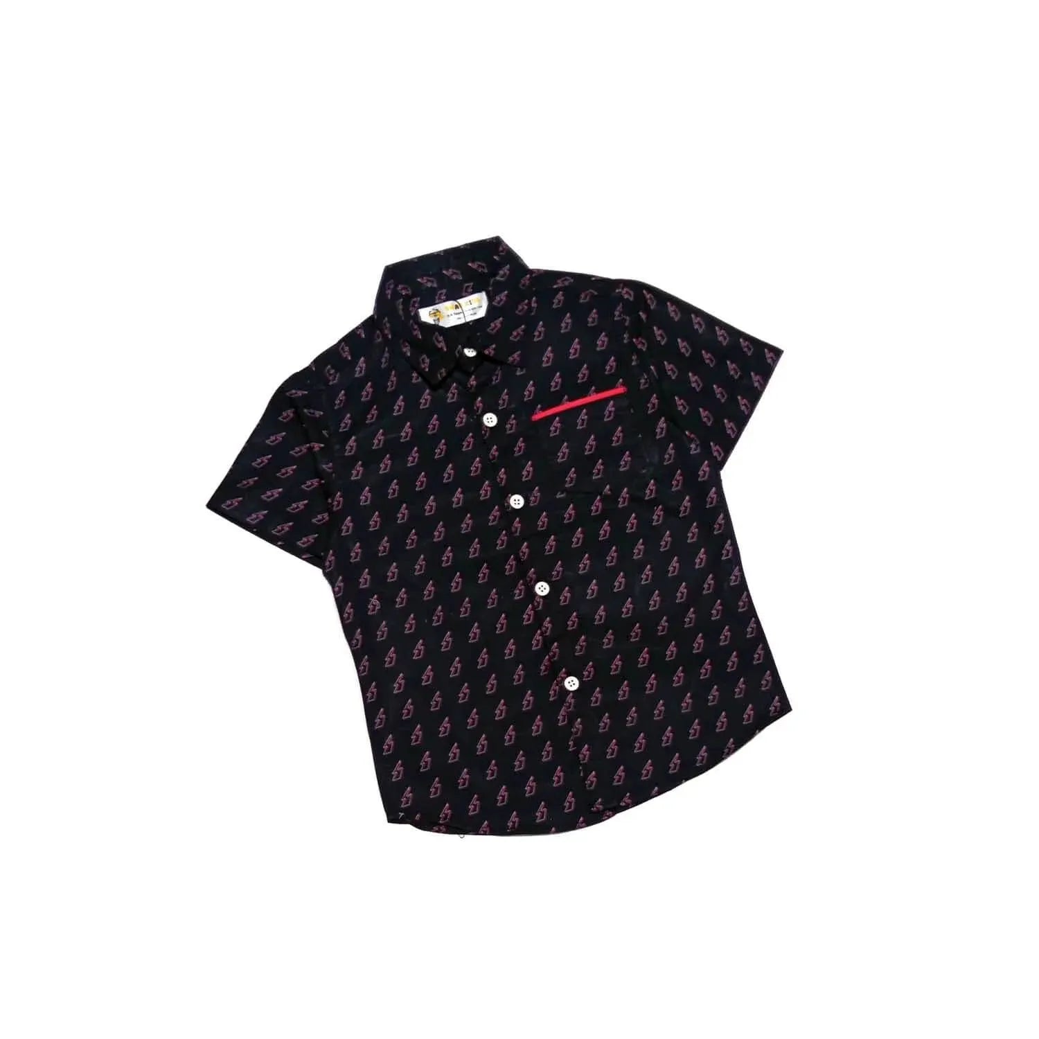 Super Energy Cotton Half Sleeves Casual Shirt-Black-1