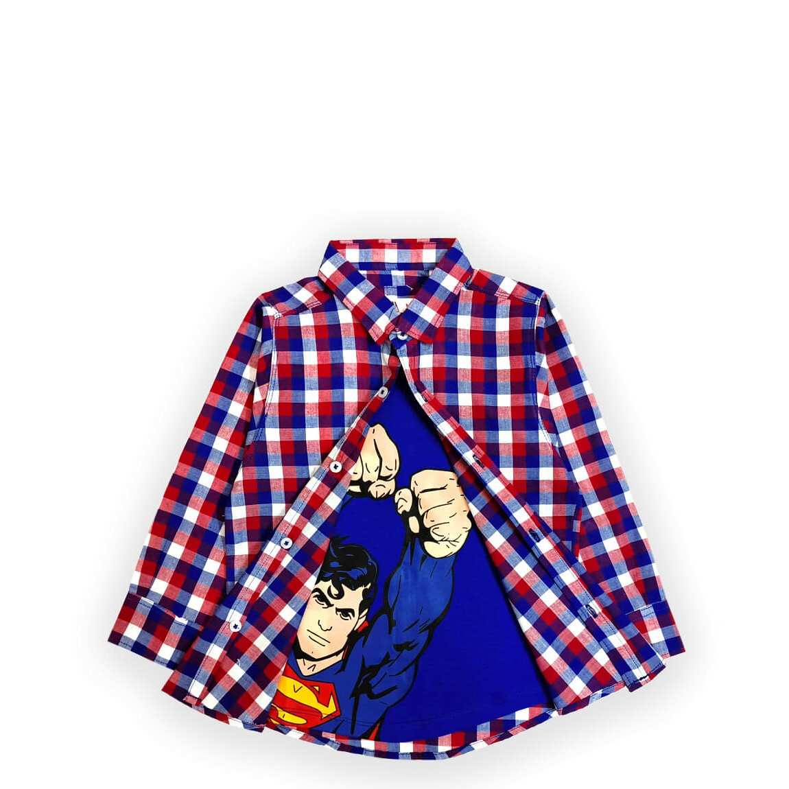Super Power Double Casual Shirt Classic Check