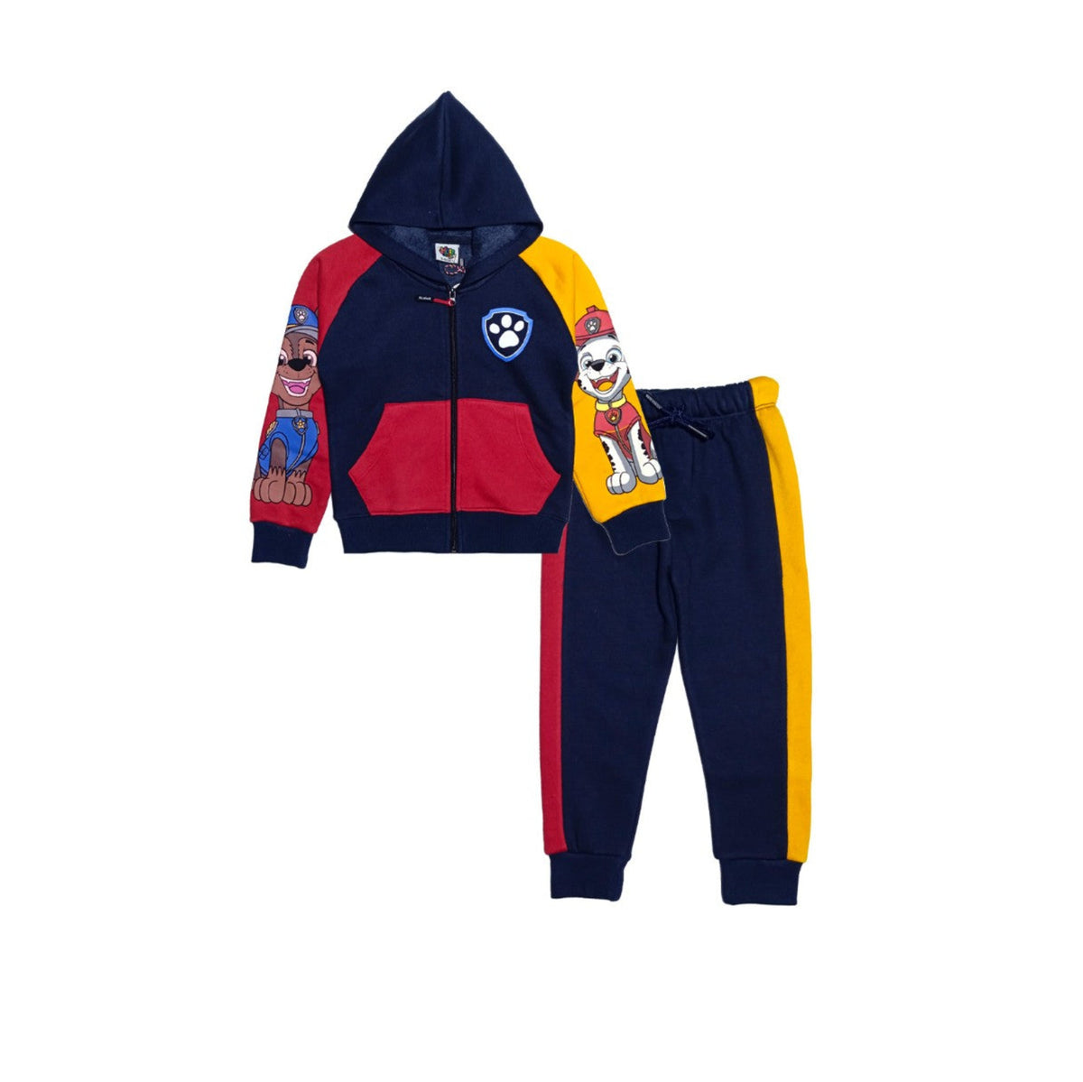 Super Star Premium Hooded Fleece Tracksuit - Navy Blue