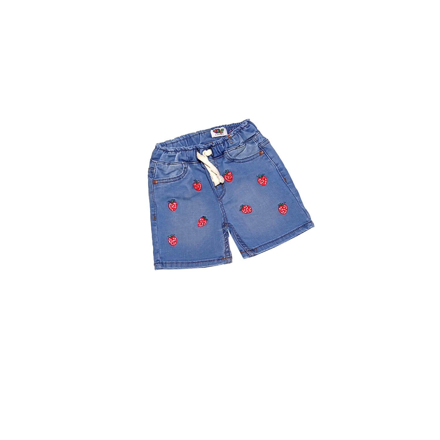Sweet-Strawberries-Elastic-Belt-Denim-Short---Sky-Blue.1
