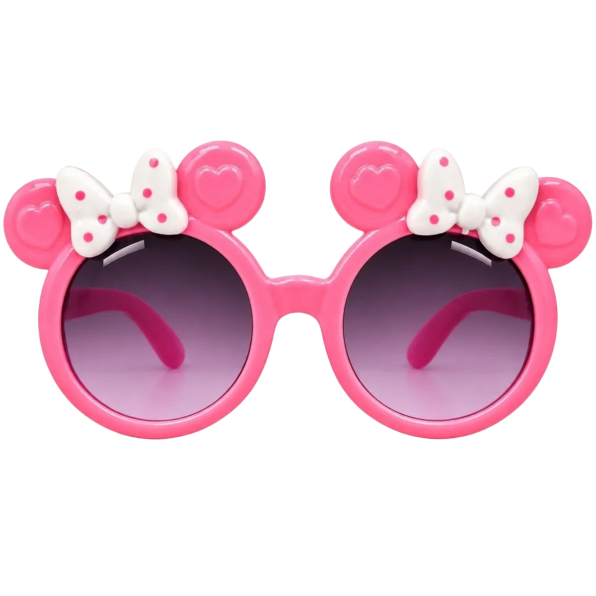 Sweet Minnie Bow & Ears Kids Sunglasses - Cream & Pink.