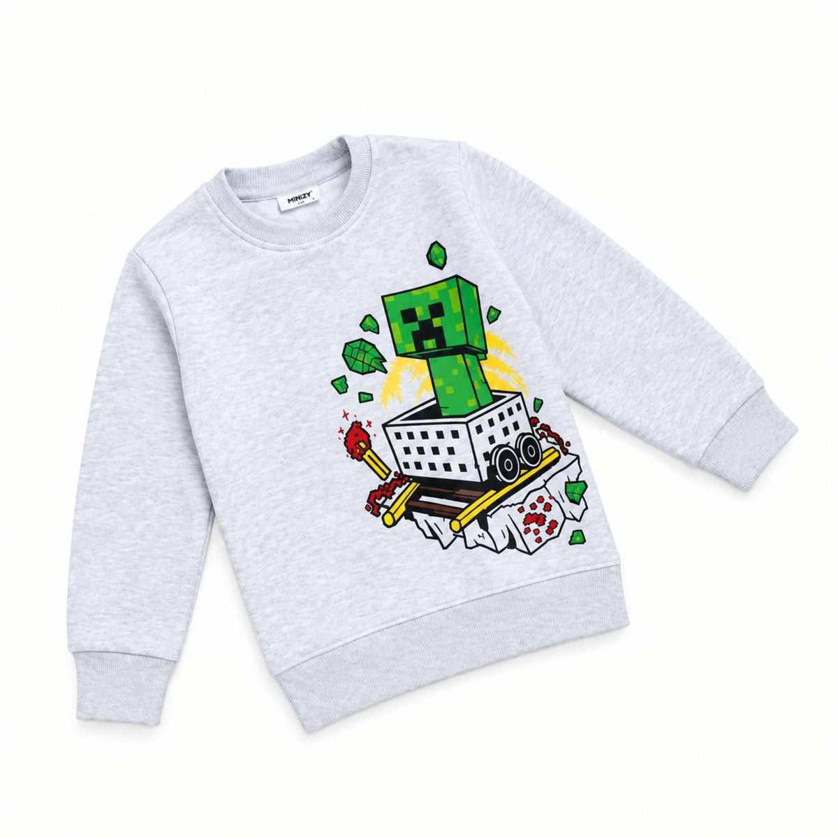 Team Miners Gamer Fleece Sweatshirt - Grey