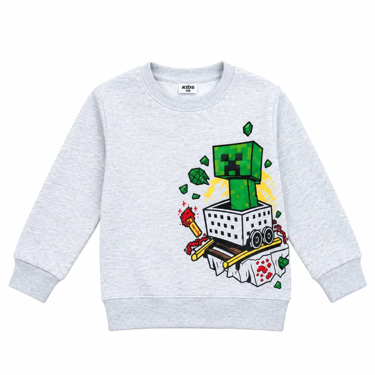 Team Miners Gamer Fleece Sweatshirt - Grey