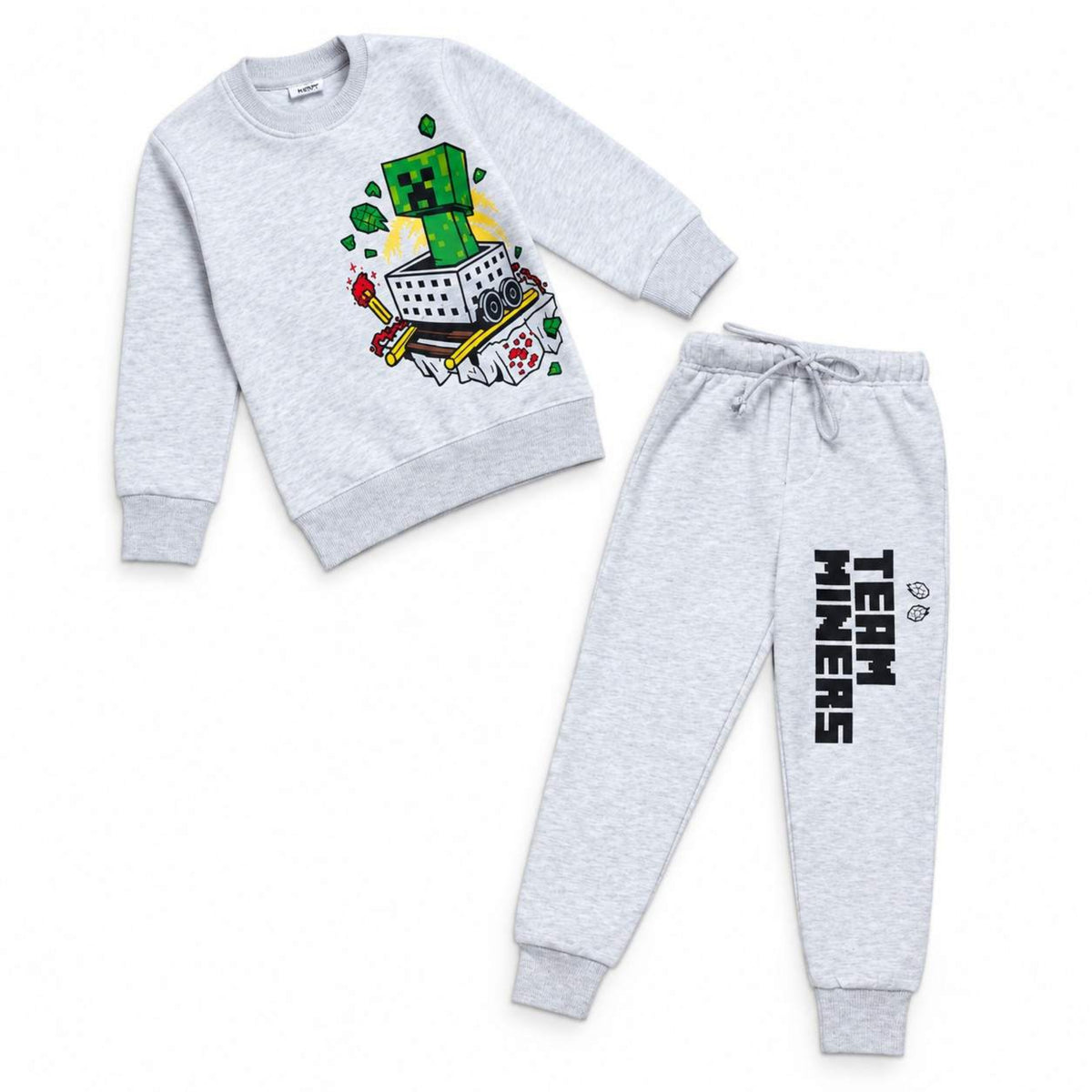 Team Miners Gamer Fleece Tracksuit - Grey