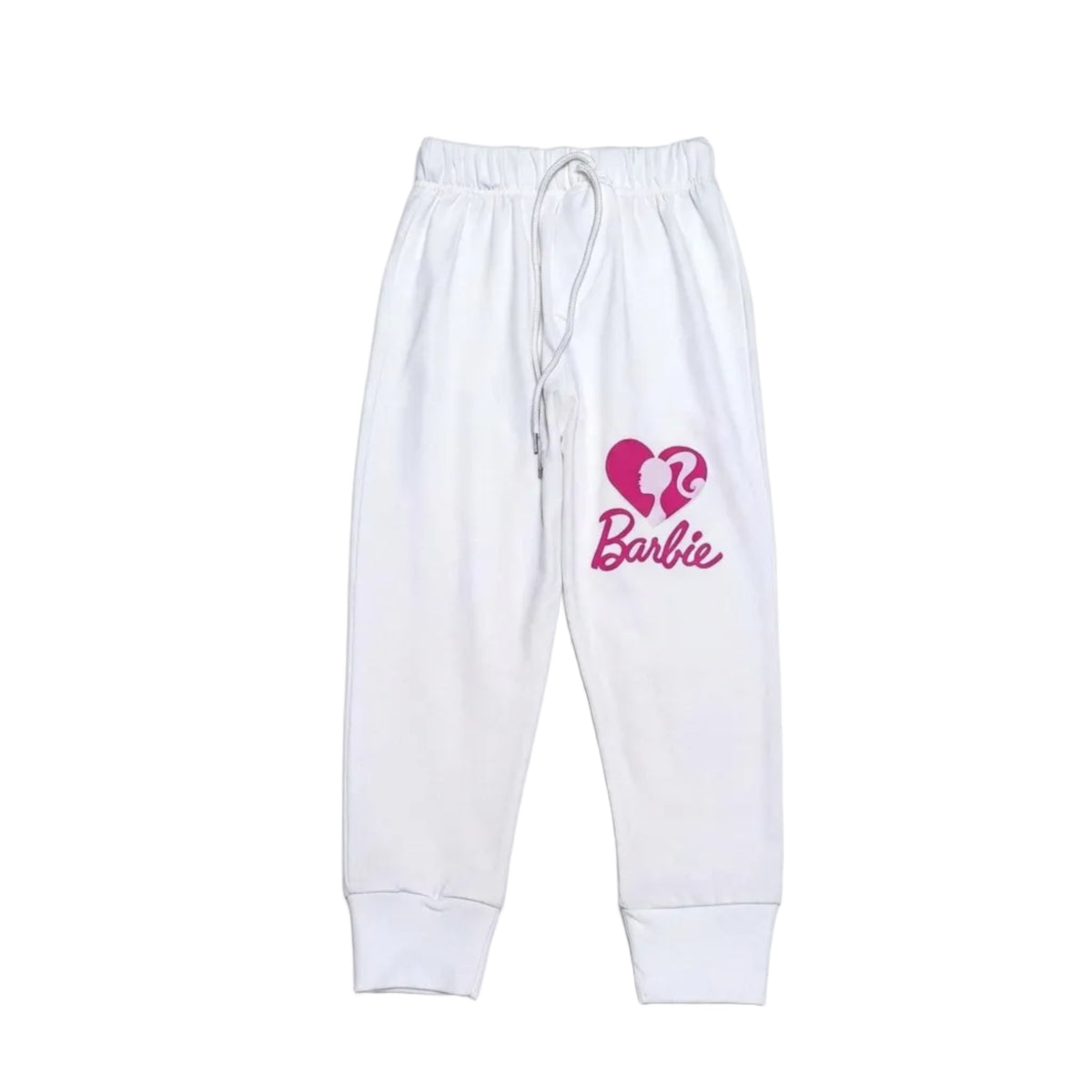 Tee Butterfly  Cotton Trouser -Pink & White