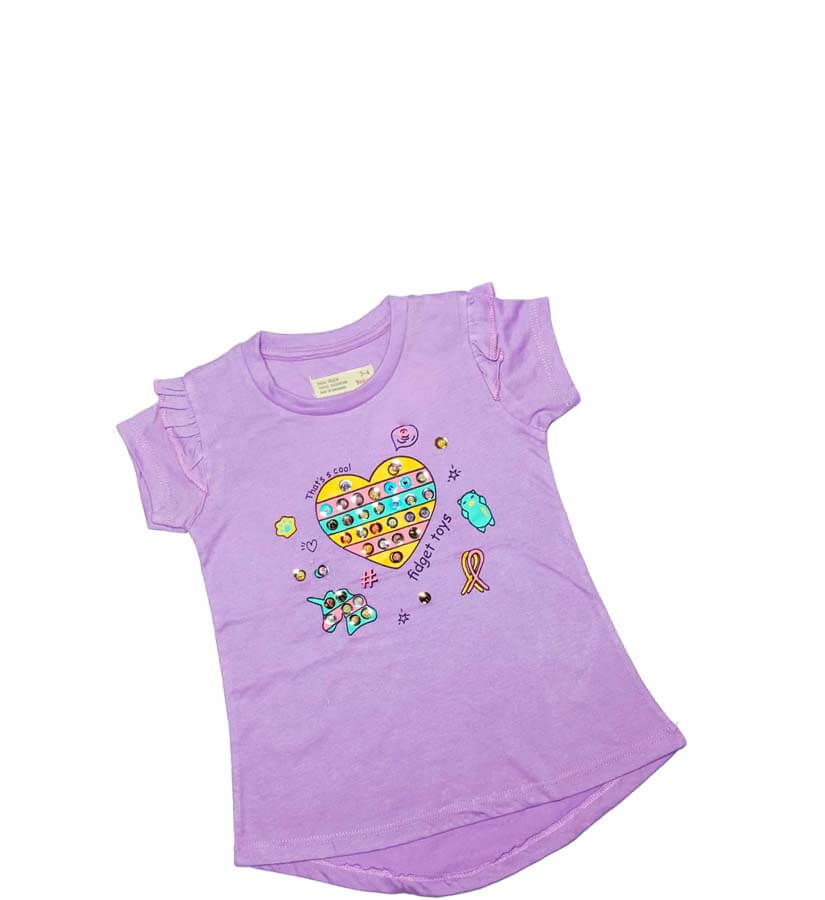 Thats Cool Hand Pearls Tee Shirt - Lillac