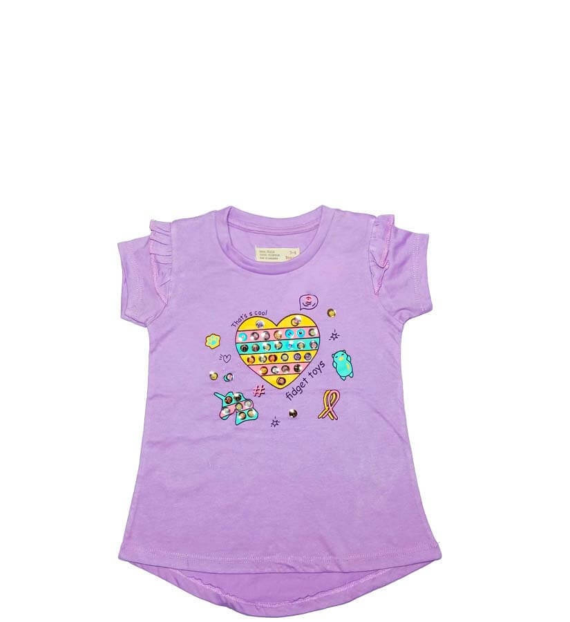 Thats Cool Hand Pearls Tee Shirt - Lillac