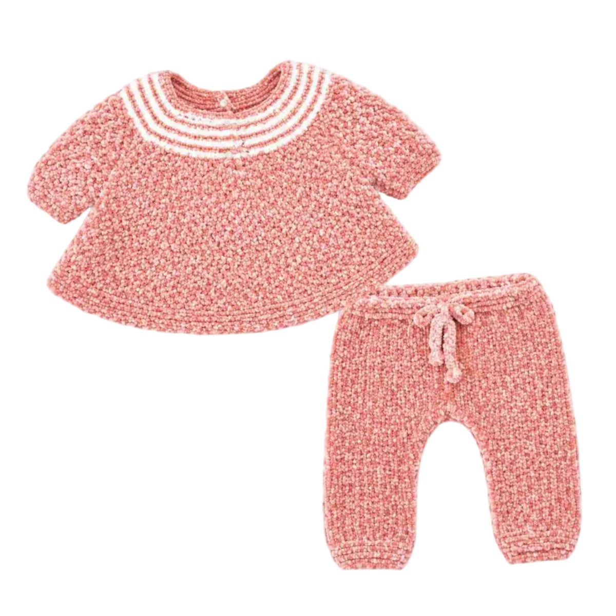 The Peachy Fleece Duo-Dusty Coral