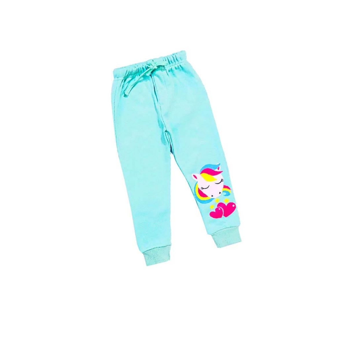 Three Stars Unicorn Fleece Trouser - Sea Green
