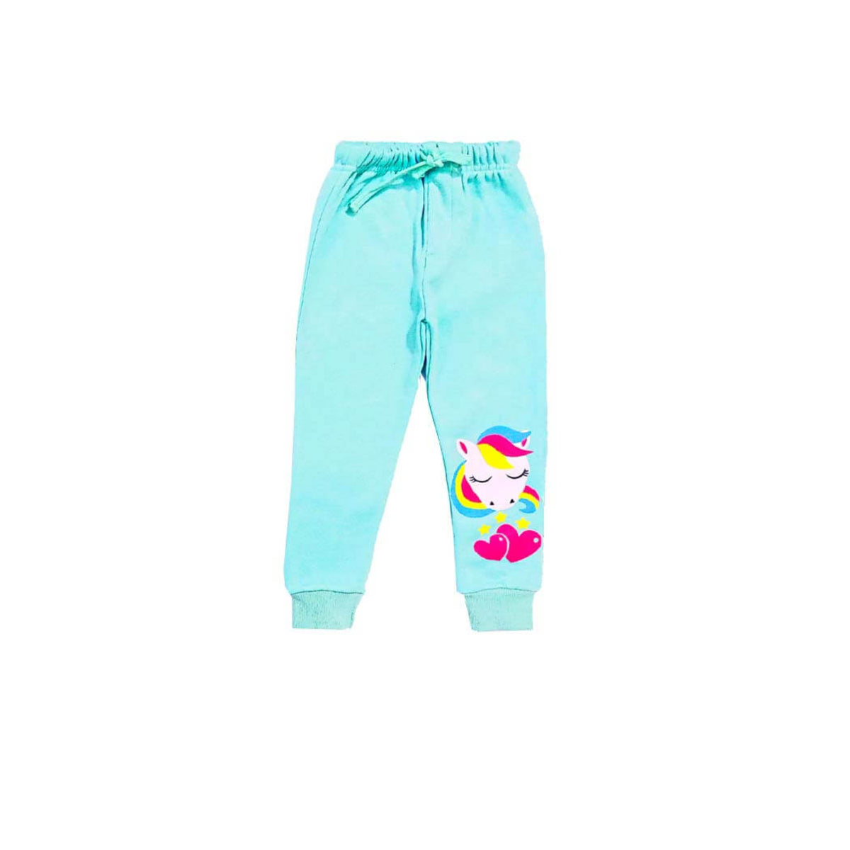 Three Stars Unicorn Fleece Trouser - Sea Green