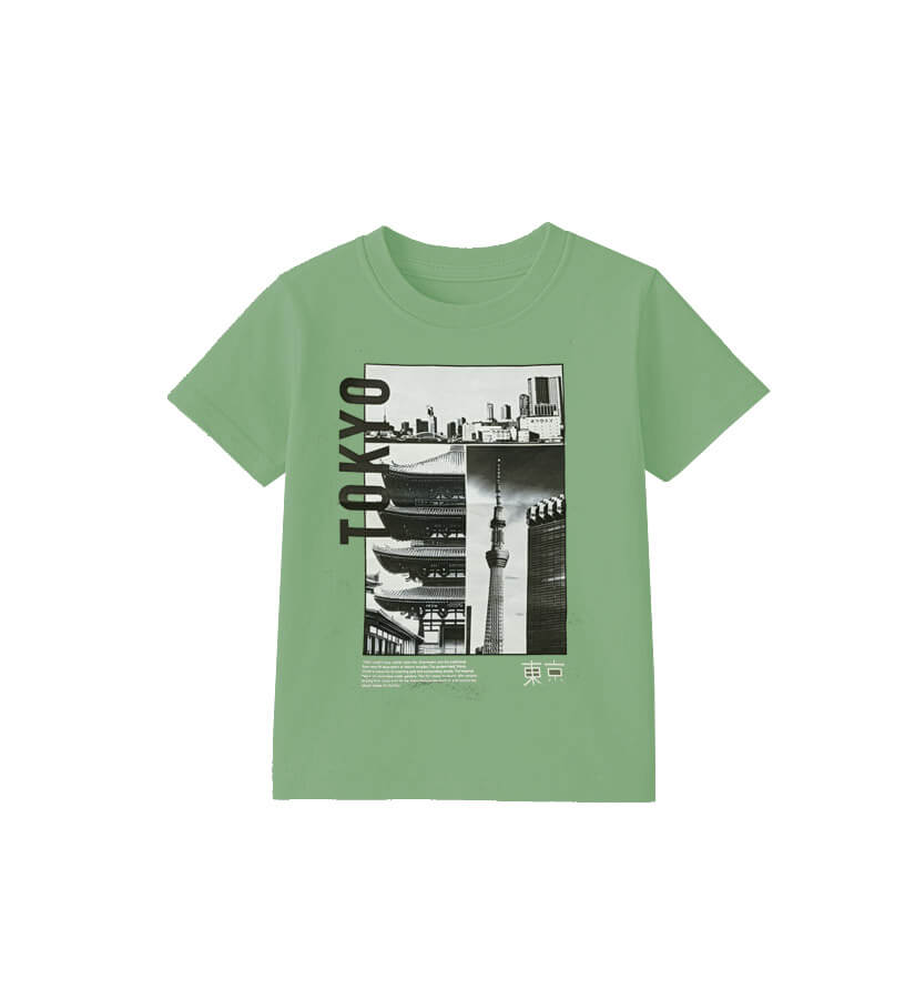 TokyoPrintedTeeShirt-LightGreen
