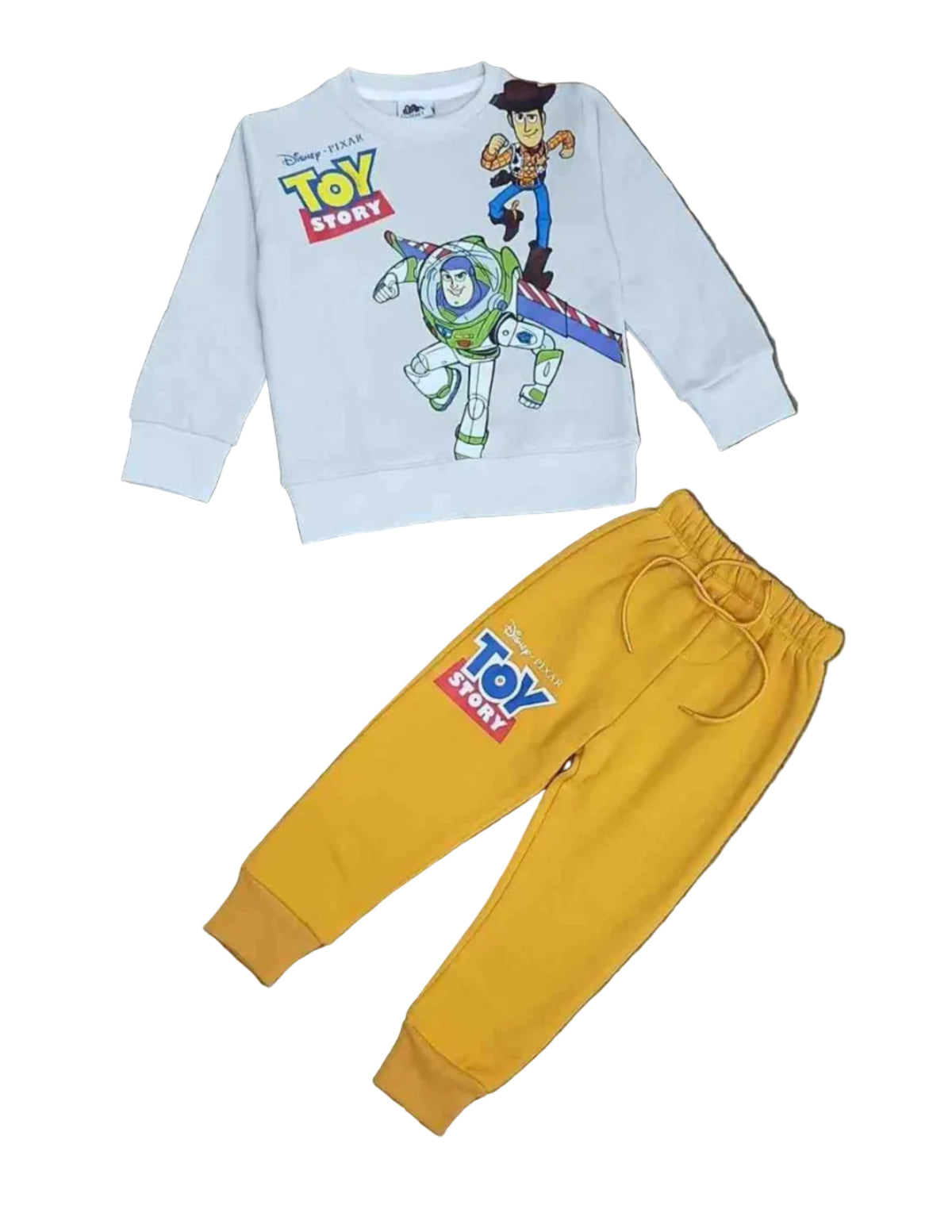 Toy Story Adventure Fleece Tracksuit - Off White & Mustard