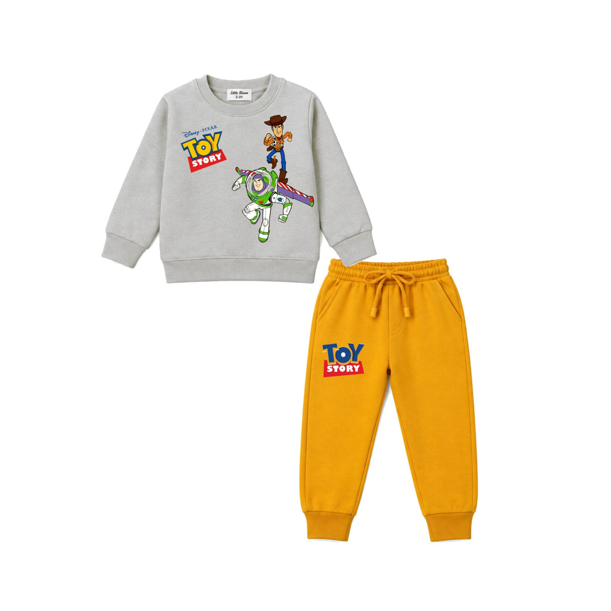 Toy Story Adventure Fleece Tracksuit - Off White & Mustard