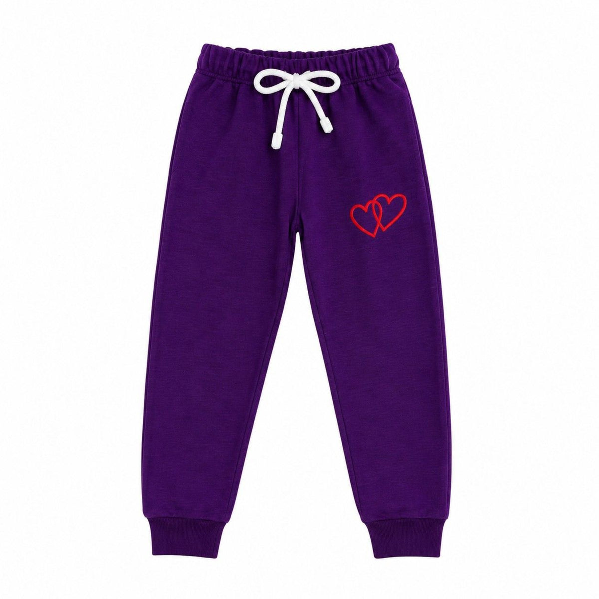 Twins Hearts Trouser- Purple
