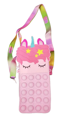 Unicorn-Popup-it-Bubble-Silicone-Kids-Purse-Baby-Pink