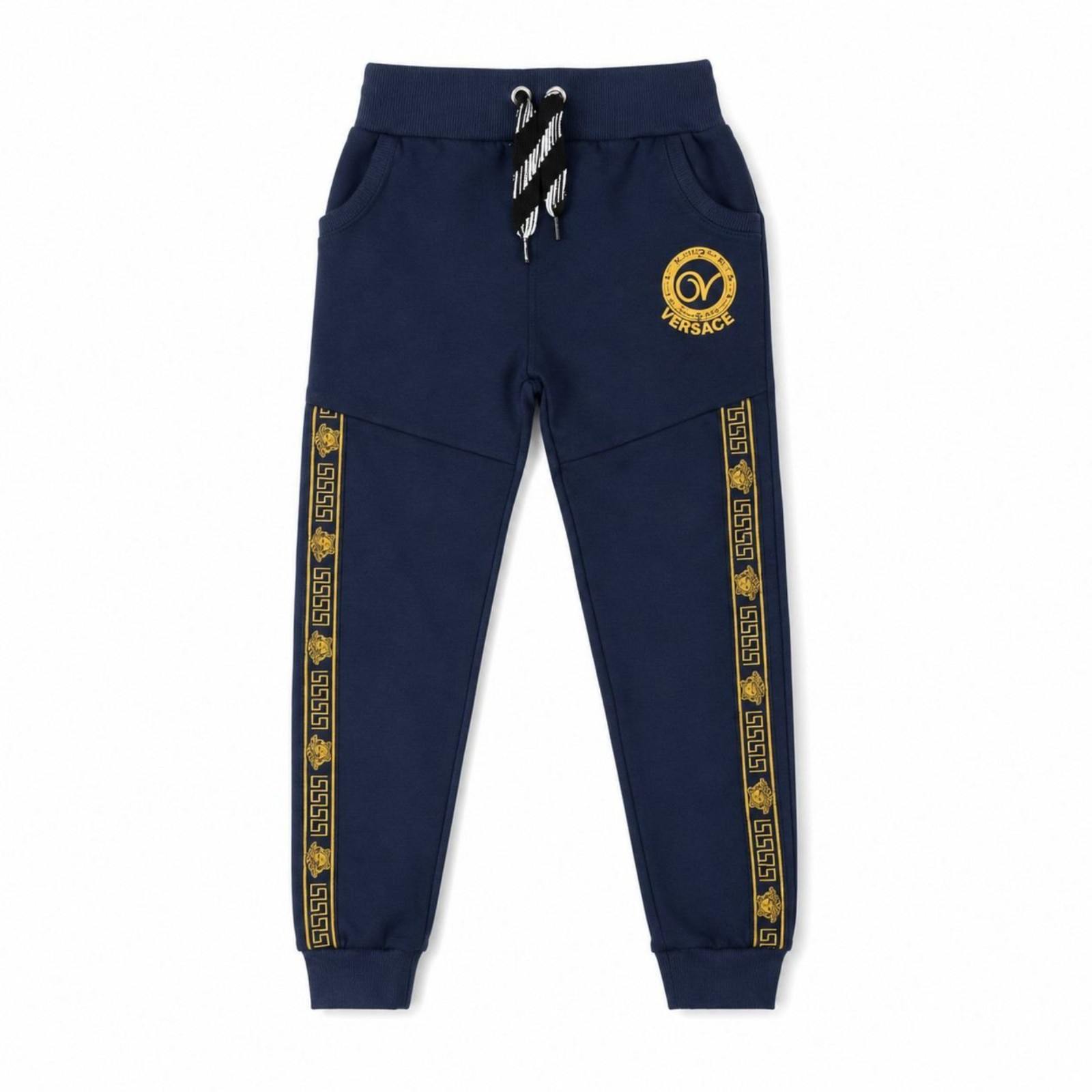 Versace Fleece Trouser - Navy Blue