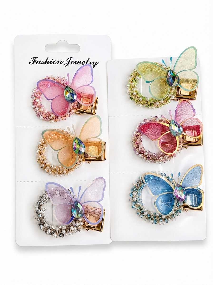 Cute Baby Girls Butterfly Hair Pins
