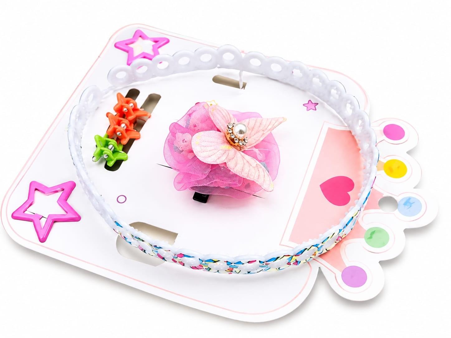 Butterfly Hair Band and Clip Set