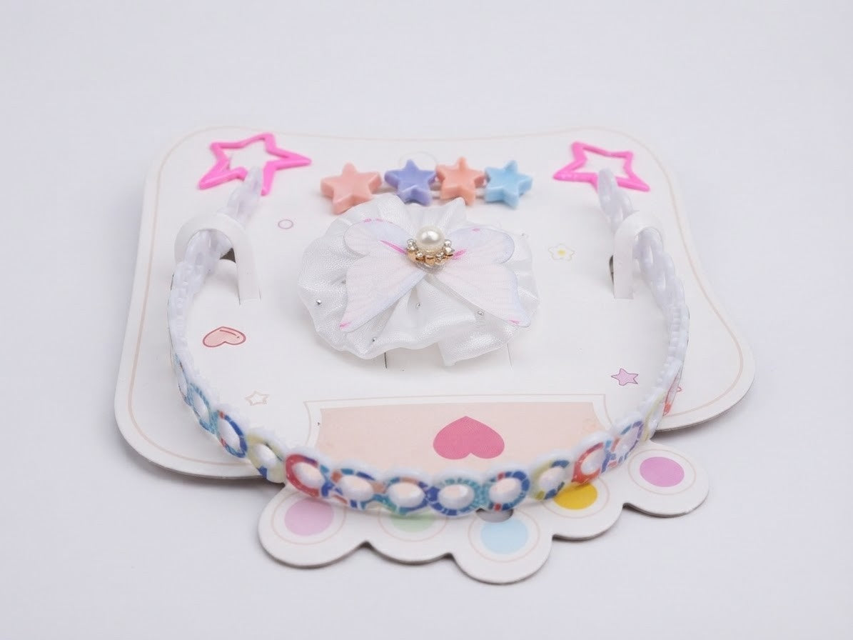 Butterfly Hair Band and Clip Set