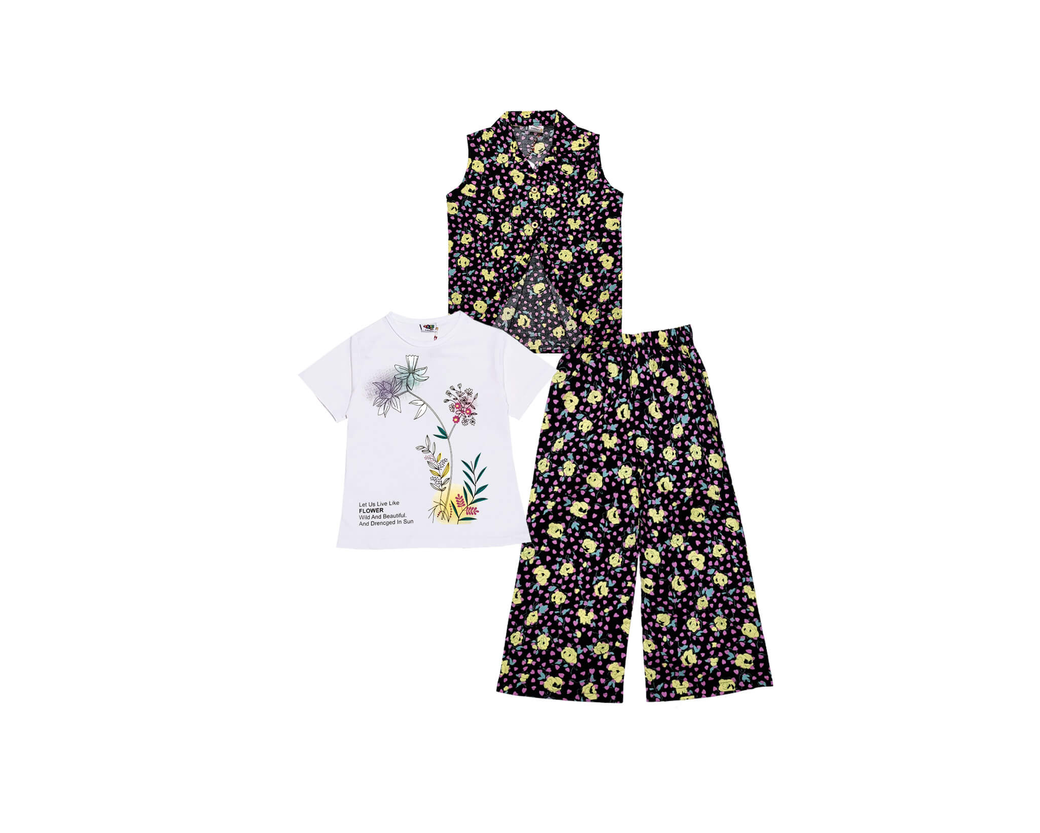 Wild_BeautifulFlowers3PcFlapperTrouser-Yellow_Black
