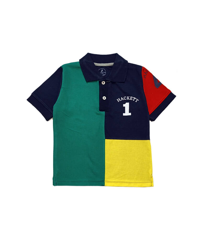 YellowPenalHackettSleevePoloShirt-Green_NavyBlue