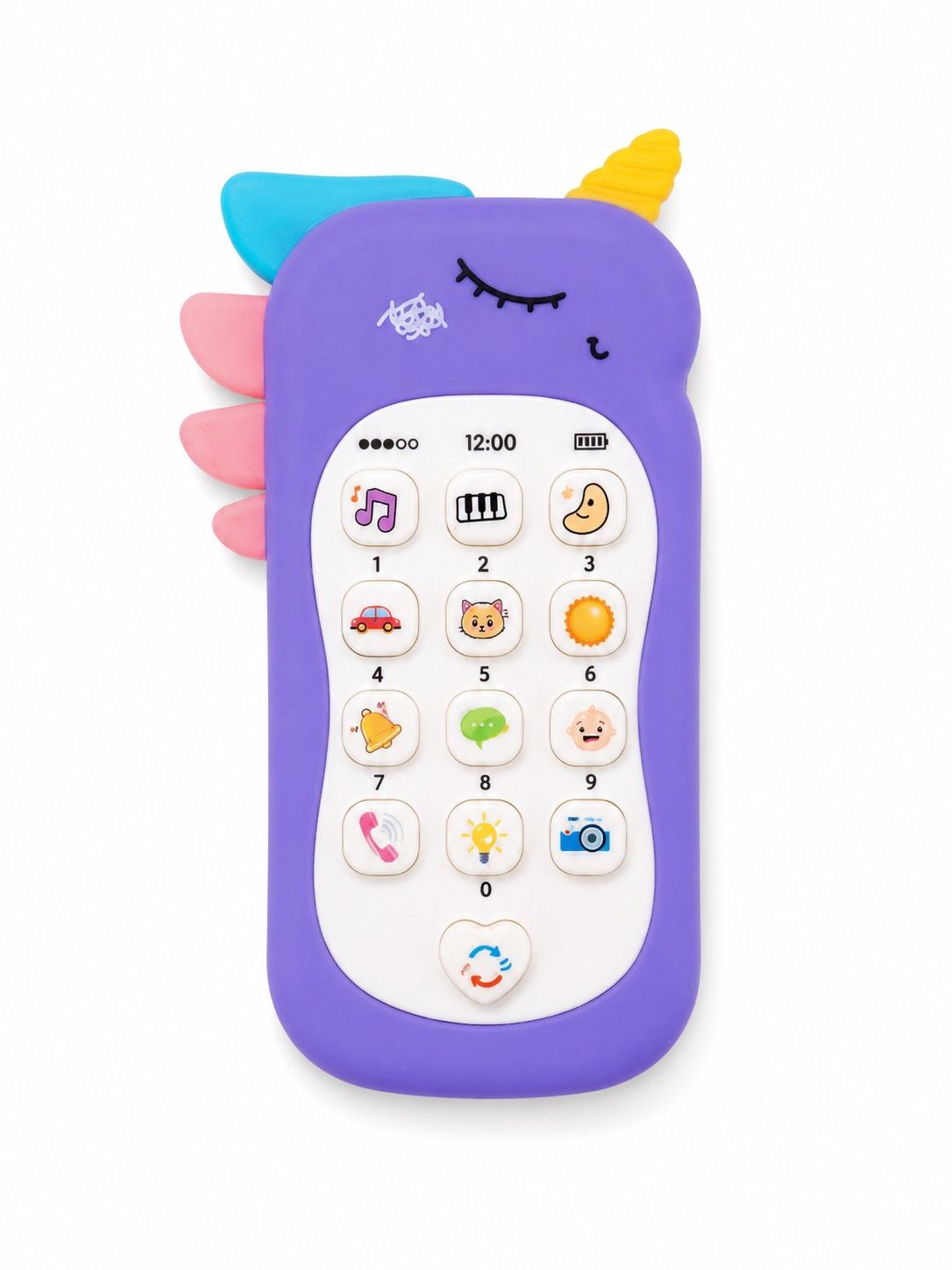 Baby Musical Phone Toy - Purple