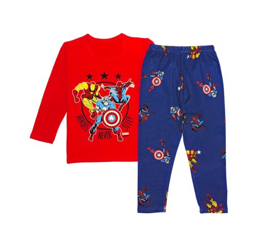 Heroes Never Sleep - Red - Full Sleeve & Trouser