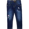 I love Summer Day Denim Jeans- Dark Blue