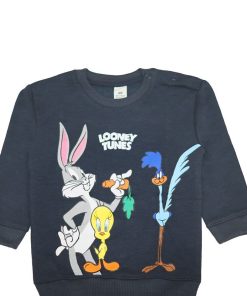 Lonney Tunes Terry Sweatshirt - Navy Blue