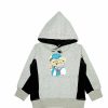 Rocking Bear - Fleece Hoody Gray & Black