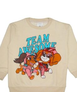 Team Awesome Light Fleece Sweatshirt - Off White