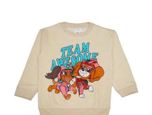 Team Awesome Light Fleece Sweatshirt - Off White
