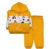 Looney Tunes Panel Hoodie Fleece Suit - Yellow