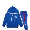 Aloha Hood Track Suit - Royal Blue & Red