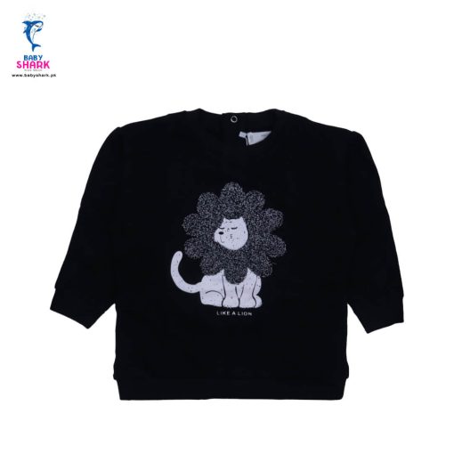 Like a Lion Terry Sweatshirt - Black