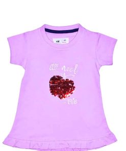 All Need You Love Sequence Tee Shirt - Light Purple