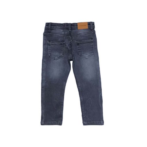 Bunny Face Denim Pant - Dark Grey
