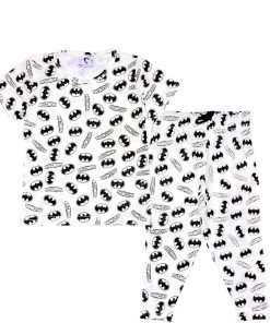 BATMAN Tee & Trouser - White