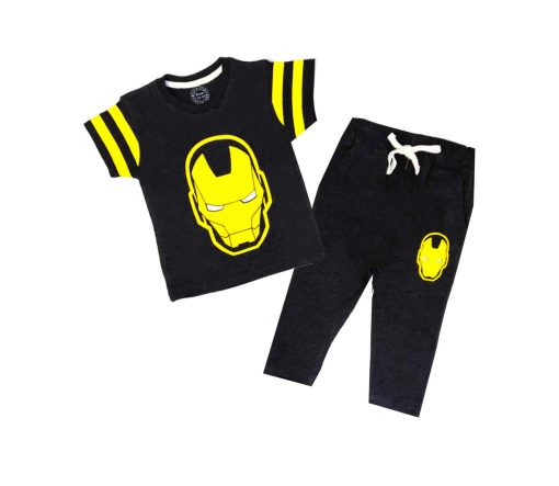 Ironman Tee & Trouser - Charcoal