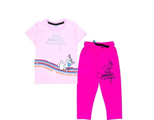 Think Magic Be Magic Tee & Trouser - Babypink