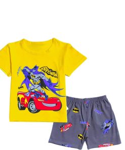 Batman In Action Tee & Short – Mustered
