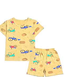 Loading Tractor Tee & Short - Camel