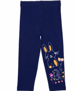 Rabbit With Kiwi Tights - Ink Blue