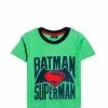 Batman & Superman Tee Shirt - Mint Green