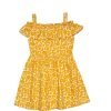Fashion Cotton Frock - Mustered