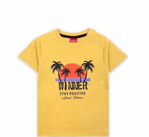 Winner Good Vibes Tee Shirt - Camel
